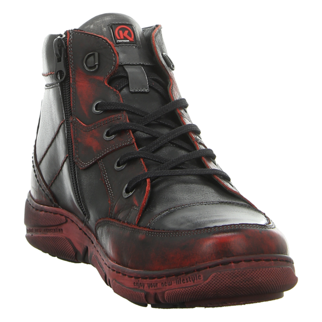 Krisbut - 6522-2-8 - 6522-2-8 - rot-kombi - Stiefeletten