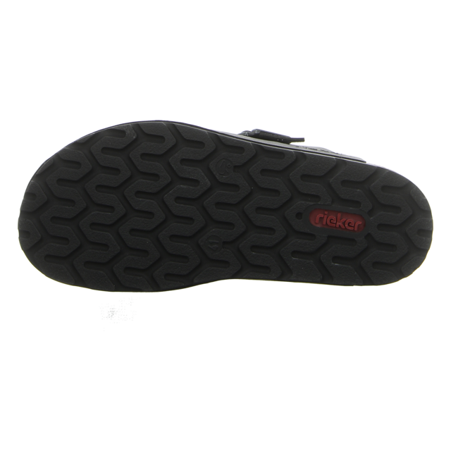 Rieker - 25680-00 - 25680-00 - schwarz - Pantoletten