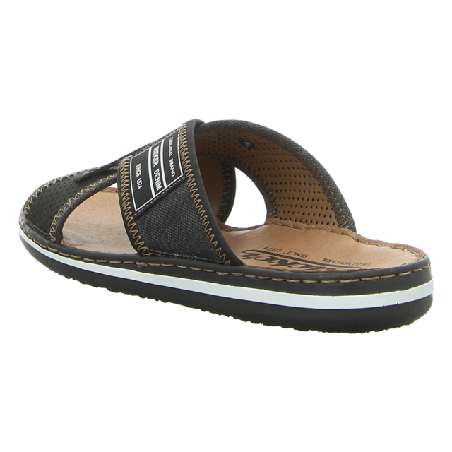 Rieker Herren Pantolette in schwarz | SALE Schuhfachmann Rieker Herren Pantolette in schwarz | SALE Schuhfachmann