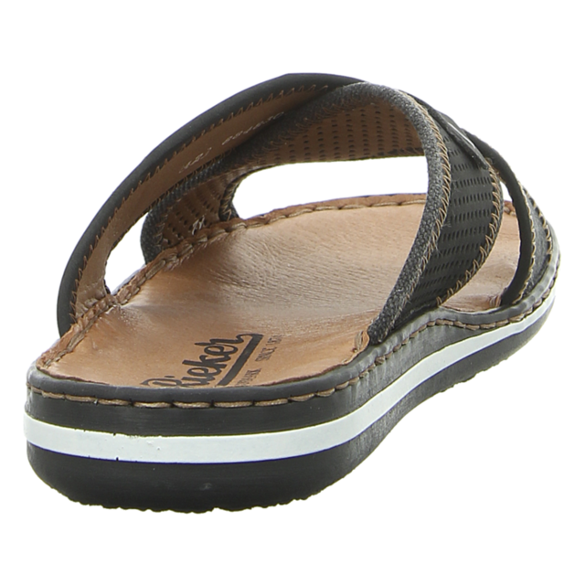 Rieker Herren Pantolette in schwarz | SALE Schuhfachmann Rieker Herren Pantolette in schwarz | SALE Schuhfachmann