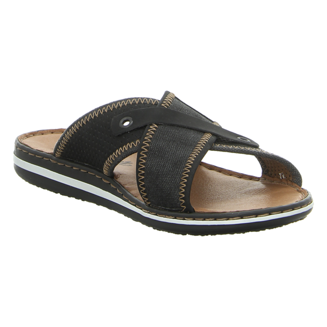 Rieker Herren Pantolette in schwarz | SALE Schuhfachmann Rieker Herren Pantolette in schwarz | SALE Schuhfachmann