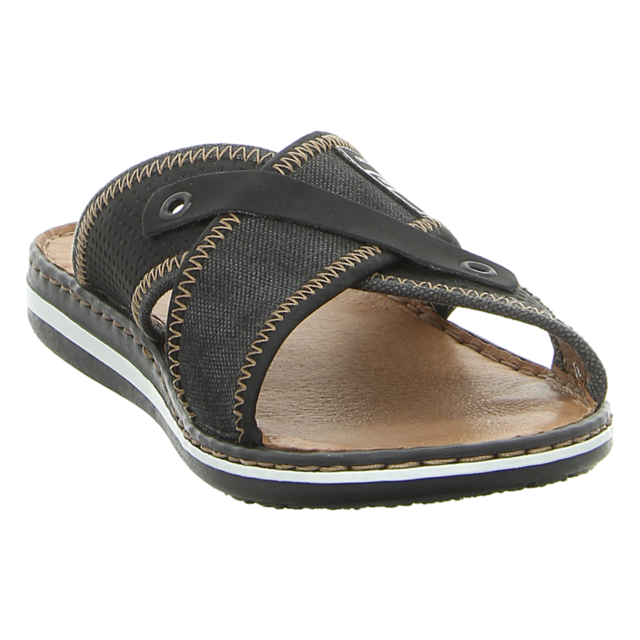 Rieker Herren Pantolette in schwarz | SALE Schuhfachmann Rieker Herren Pantolette in schwarz | SALE Schuhfachmann