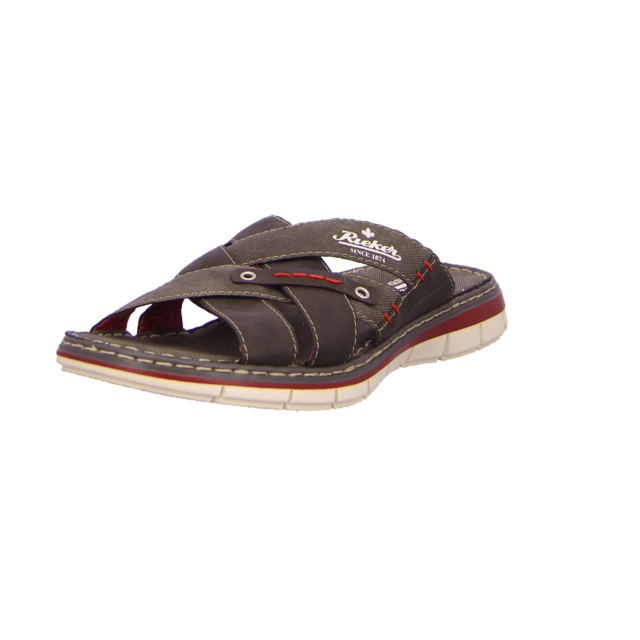 Rieker - 25199-43 - 25199-43 - grau - Pantoletten