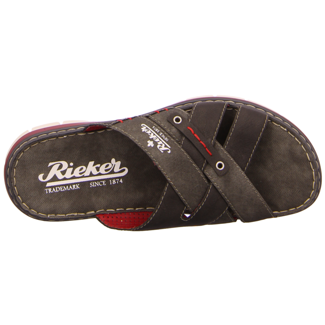 Rieker - 25199-43 - 25199-43 - grau - Pantoletten
