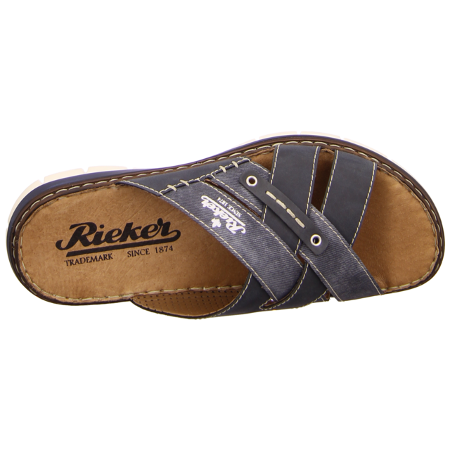 Rieker - 25199-14 - 25199-14 - blau - Pantoletten