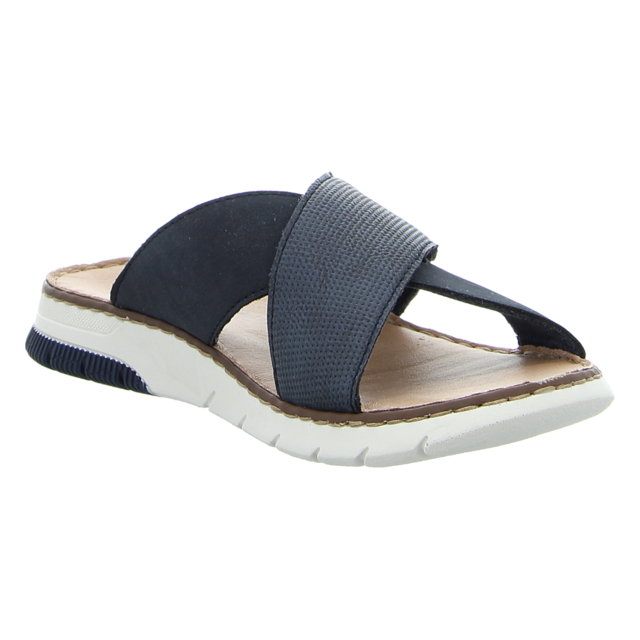 Rieker - 25283-14 - 25283-14 - blau - Pantoletten