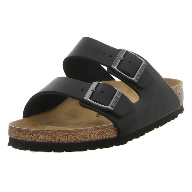 Birkenstock - 1018659 - Arizona - vintage wood black - Pantoletten