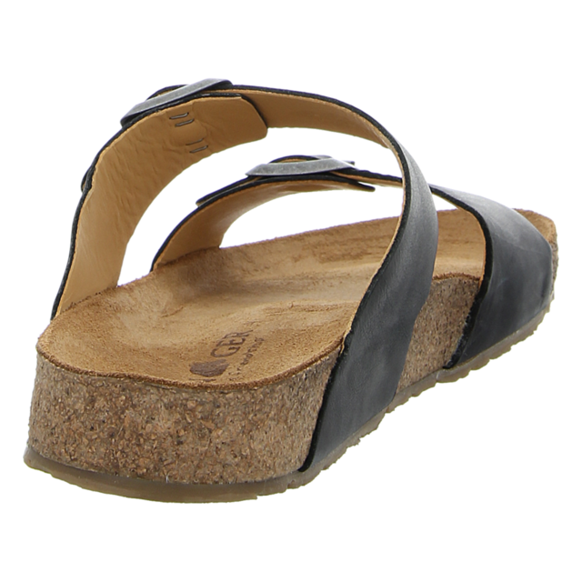 Haflinger - 819016 0 1688 - Bio Andrea - schwarz countr - Pantoletten
