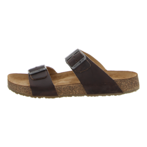 Pantoletten - Haflinger - Bio Andrea - braun country