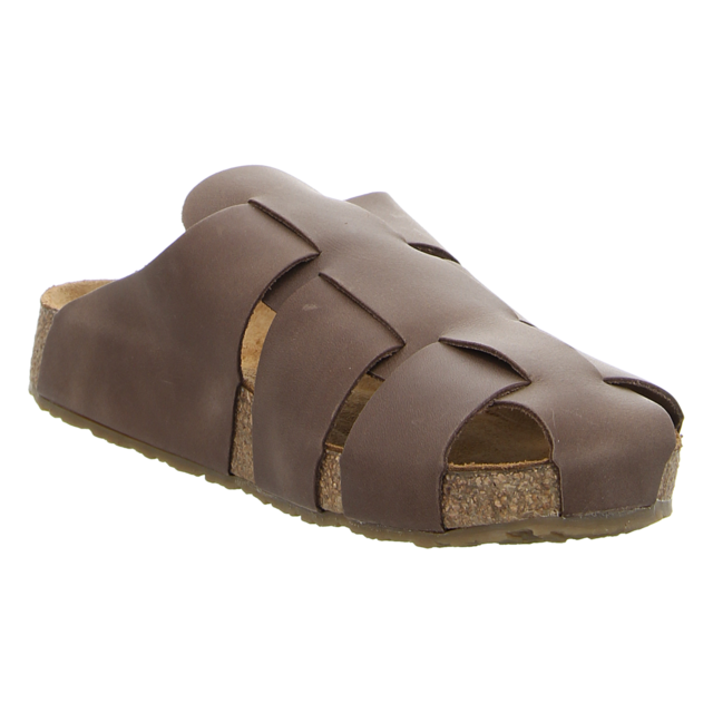 Haflinger - 819429-748 - Bio Pius - dunkelbraun - Pantoletten