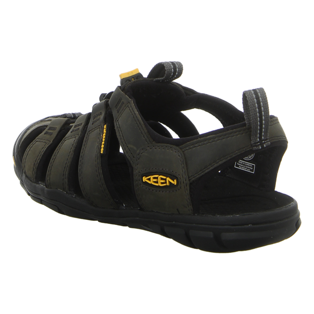 Keen - 1013107 - Clearwater CNX Leather - magnet/black - Sandalen