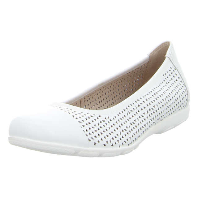 Caprice - 9-22151-42-160 - 9-22151-42-160 - white softnappa - Ballerinas
