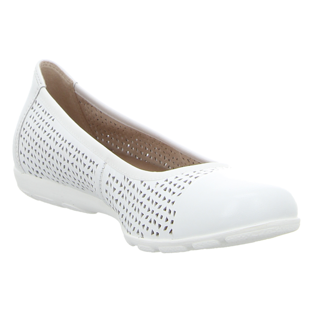 Caprice - 9-22151-42-160 - 9-22151-42-160 - white softnappa - Ballerinas