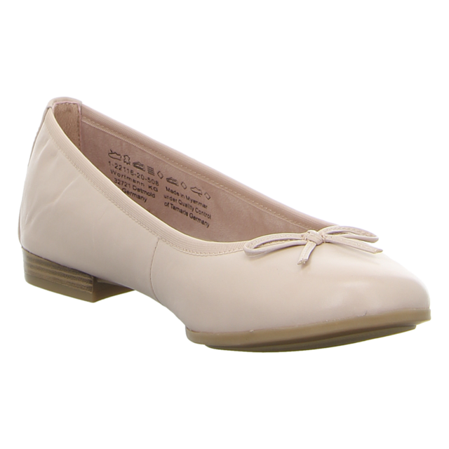 Tamaris - 1-22116-41-508 - 1-22116-41-508 - powder - Ballerinas