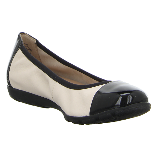 Caprice - 9-9-22152-42-441 - 9-9-22152-42-441 - cream/black - Ballerinas