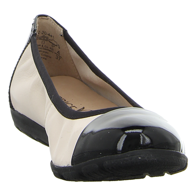 Caprice - 9-9-22152-42-441 - 9-9-22152-42-441 - cream/black - Ballerinas