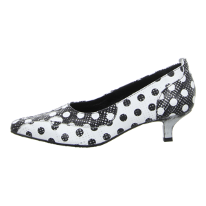 Pumps - Simen - wei� schwarz