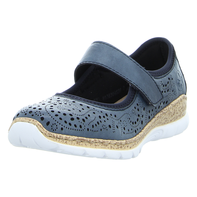 Rieker - N4299-14 - N4299-14 - blau - Slipper