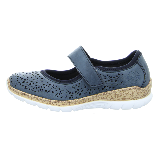 Rieker - N4299-14 - N4299-14 - blau - Slipper