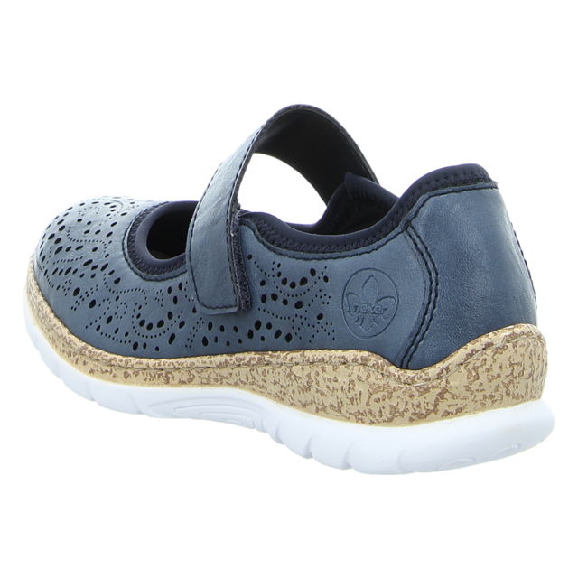 Rieker - N4299-14 - N4299-14 - blau - Slipper