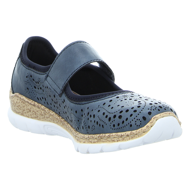 Rieker - N4299-14 - N4299-14 - blau - Slipper
