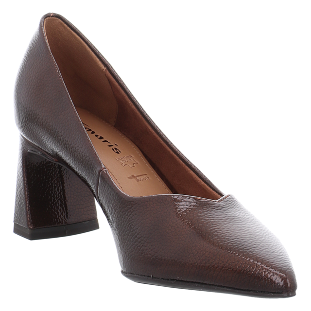Tamaris - 1-22452-45-359 - 1-22452-45-359 - brown patent - Pumps