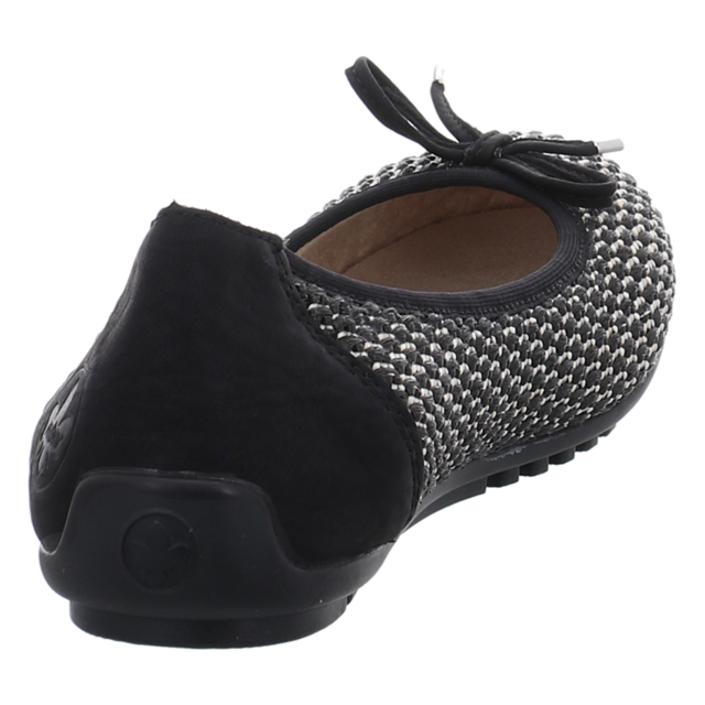 Rieker - 43850-00 - 43850-00 - schwarz kombi - Ballerinas