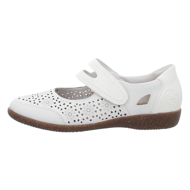 Rieker - 47675-80 - 47675-80 - weiss - Slipper