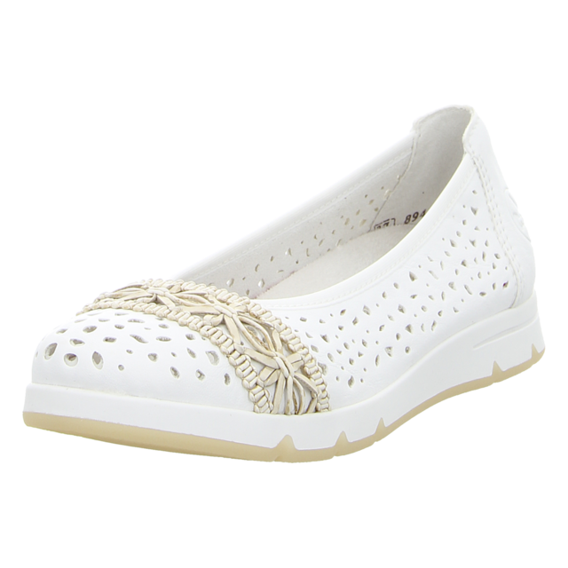 Rieker - L3062-80 - L3062-80 - weiss - Ballerinas