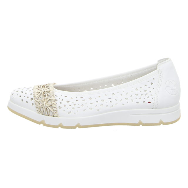 Rieker - L3062-80 - L3062-80 - weiss - Ballerinas