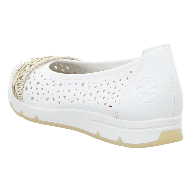 Rieker - L3062-80 - L3062-80 - weiss - Ballerinas