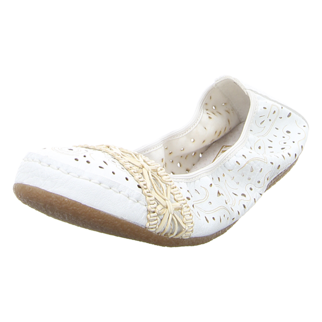 Rieker - 41466-81 - 41466-81 - weiss - Ballerinas