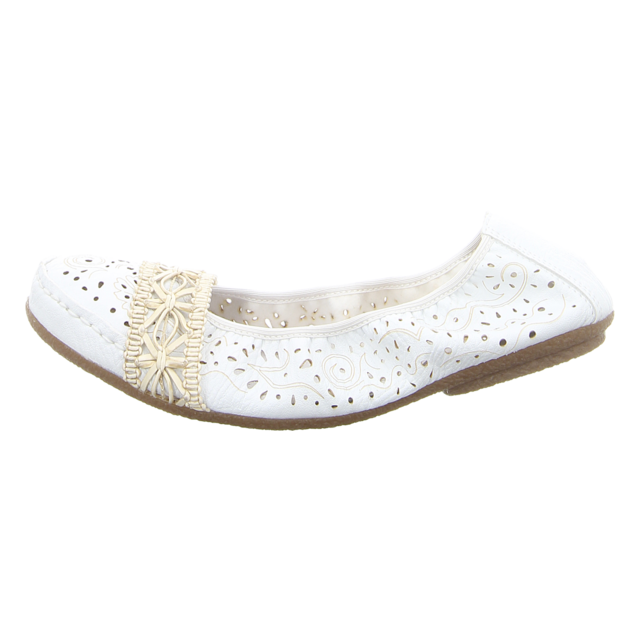 Rieker - 41466-81 - 41466-81 - weiss - Ballerinas