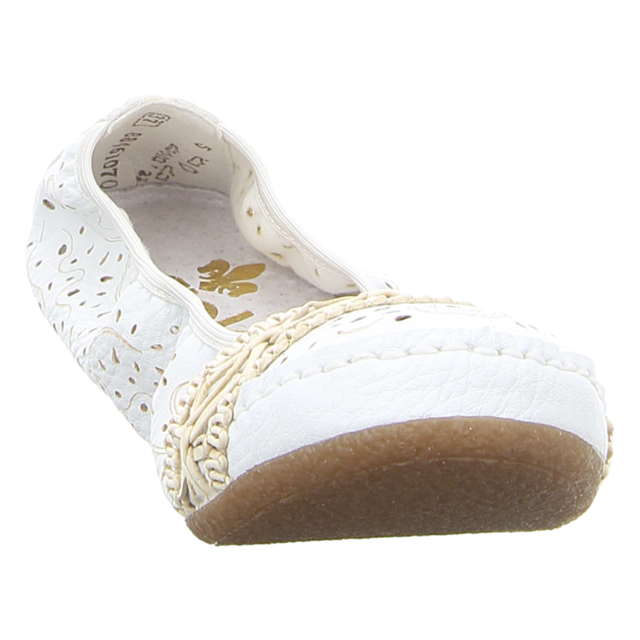 Rieker - 41466-81 - 41466-81 - weiss - Ballerinas