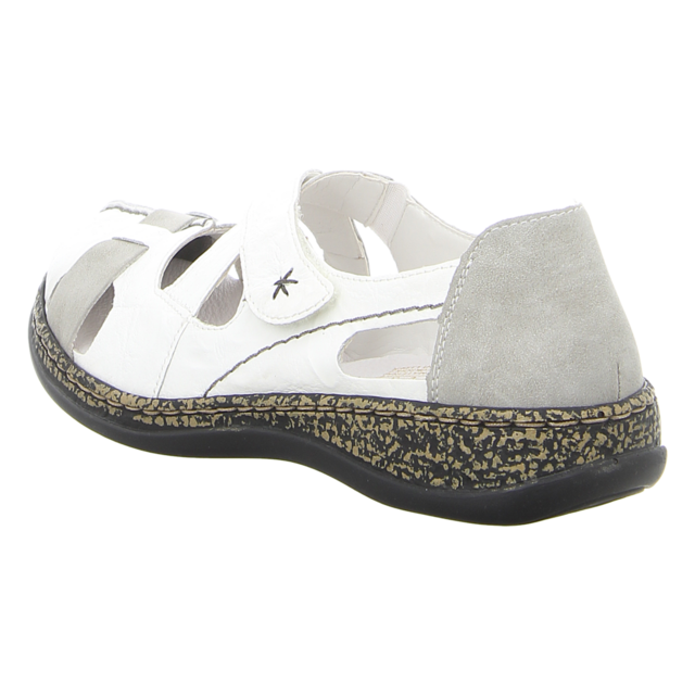 Rieker - 46367-80 - 46367-80 - wei-kombi - Slipper