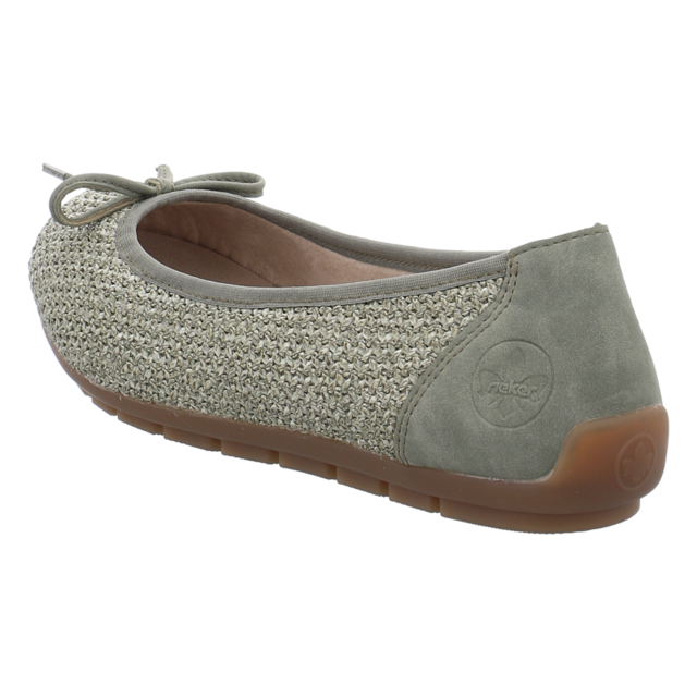Rieker - 43850-52 - 43850-52 - gr�n kombi - Ballerinas