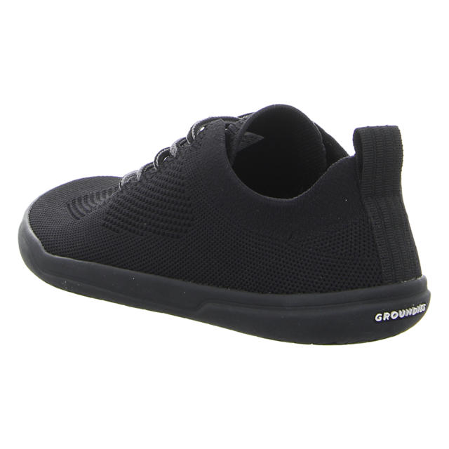 Groundies - GND-130211-01 - Active Knitting - black - Schnrschuhe
