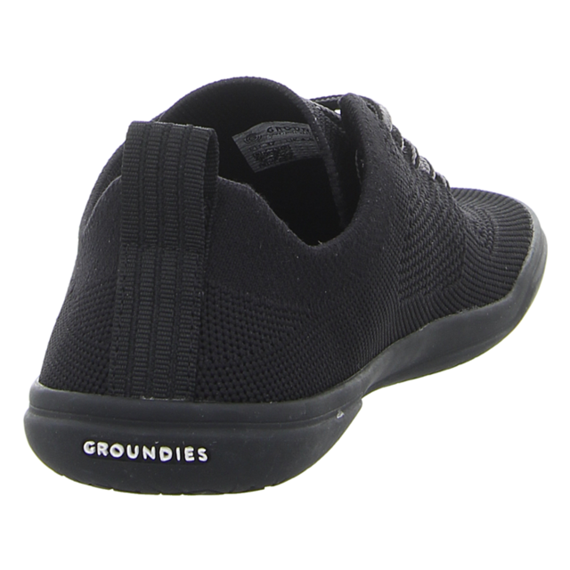 Groundies - GND-130211-01 - Active Knitting - black - Schnrschuhe