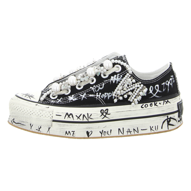 NAN-KU - BA-17 BLACK - BA-17 BLACK - black - Sneaker