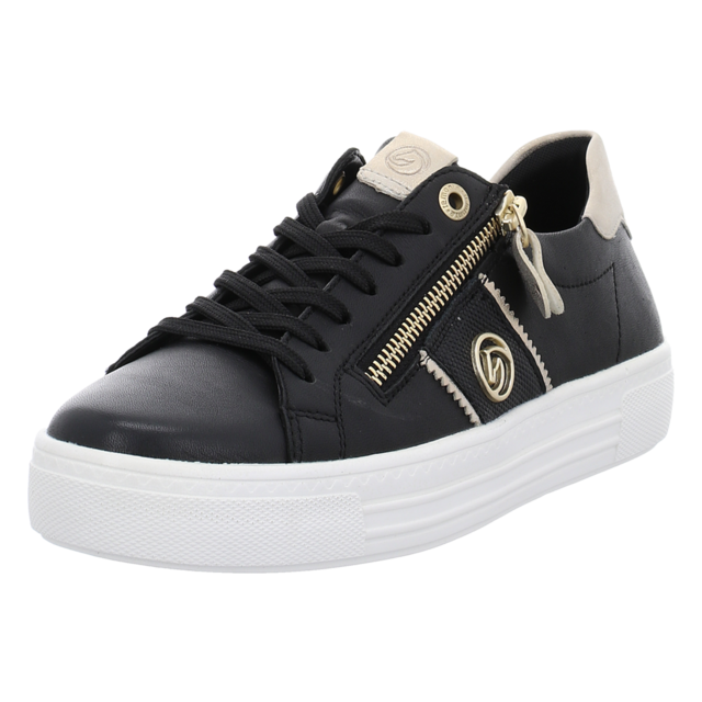 Remonte - D0919-03 - D0919-03 - schwarz kombi - Schnrschuhe