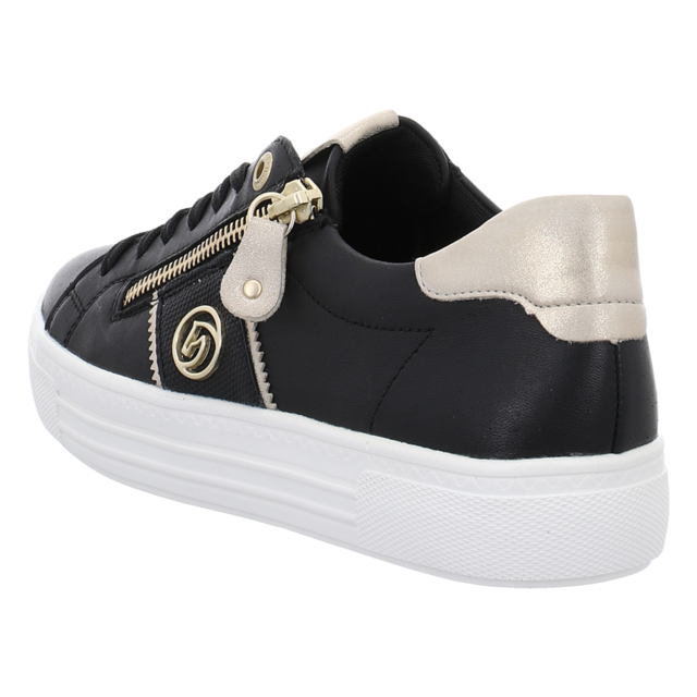 Remonte - D0919-03 - D0919-03 - schwarz kombi - Schnrschuhe