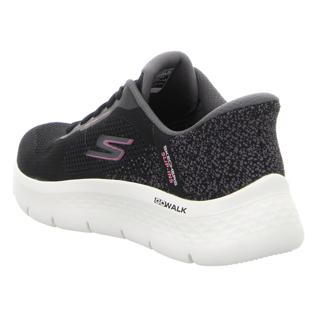 Skechers - 125503 BLK - Go Walk Flex - black/white - Slipper