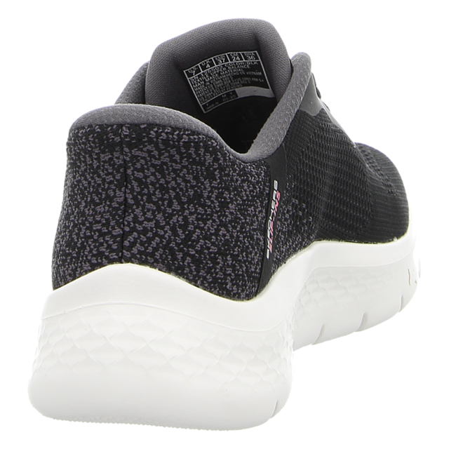 Skechers - 125503 BLK - Go Walk Flex - black/white - Slipper