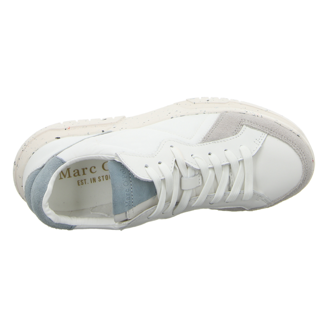 Marc OPolo - 201-16763501-600-629 - 201-16763501-600-629 - white/light blue combi - Sneaker