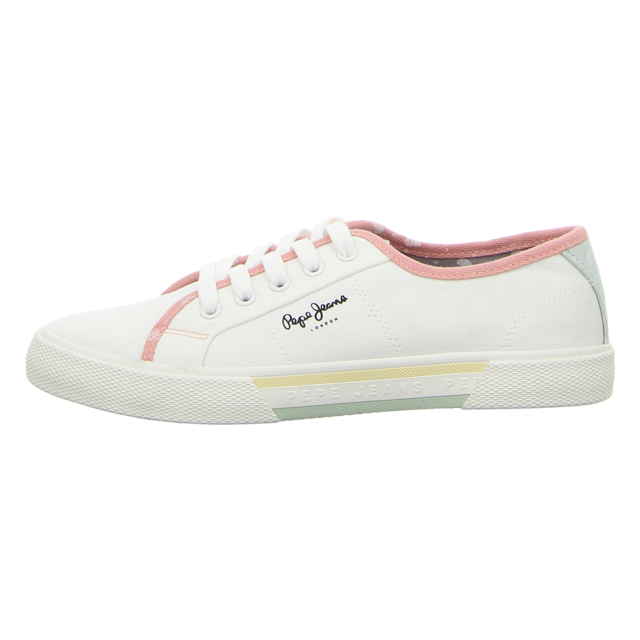 Pepe Jeans Damen Sneaker Brady Bandan W in weiß | Schuhfachmann