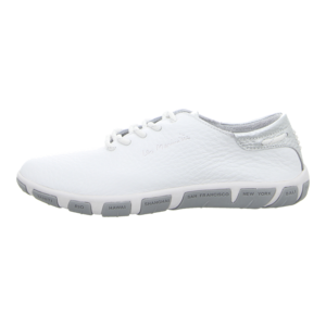 Schn�rschuhe - TBS - Jazaru - extra blanc+silver