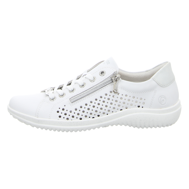 Remonte - D1E08-80 - D1E08-80 - weiss kombi - Schnrschuhe