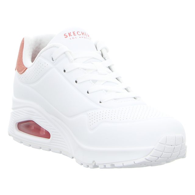Skechers - 177092 WCRL - Uno - white/hot coral - Sneaker