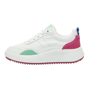 Sneaker - ONLINE SHOES - Chavi - white/green/fuchsia