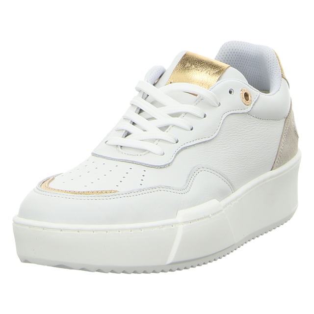 ONLINE SHOES - PSN-0042 B - Jaciara - white/lamb/gold - Sneaker